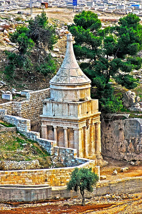 Jerusalem Absalom Tomb 008