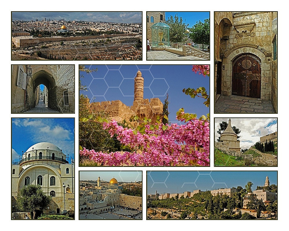 Jerusalem Photo Collages 031