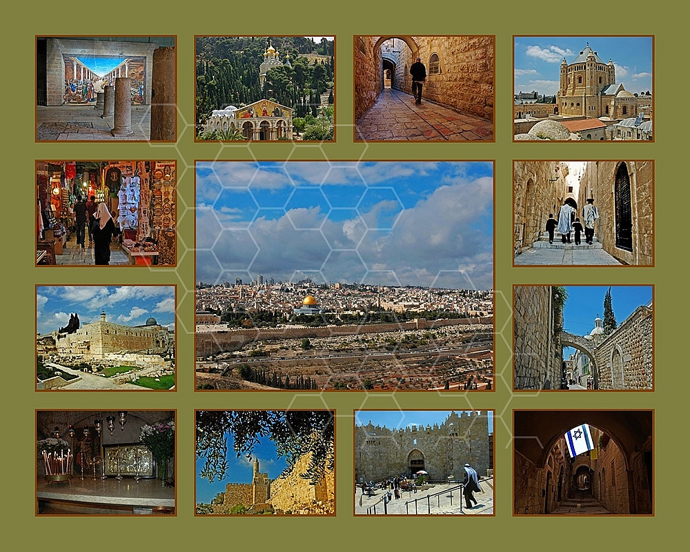 Jerusalem Photo Collages 030