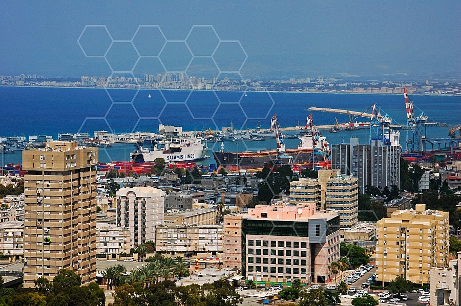 Haifa City View and Sea Port 0005
