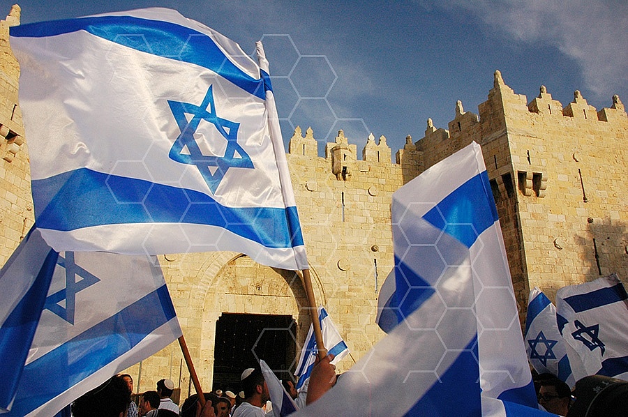 Israel Flag 016
