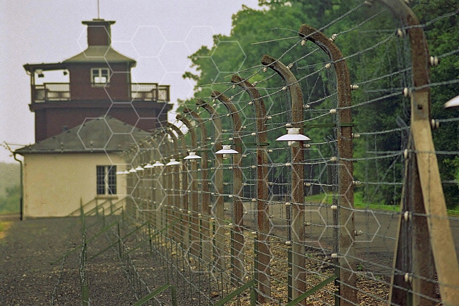Buchenwald Barbed Wire Fence and Watchtower 0011