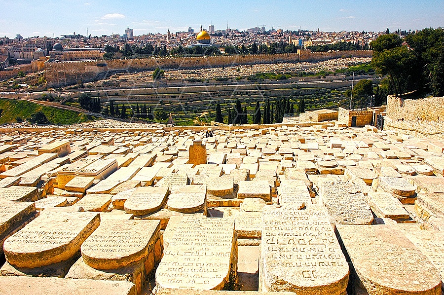 Jerusalem Old City View From Mt Of Olives 006