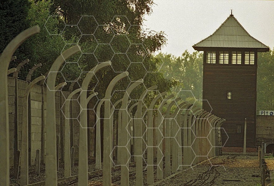 Auschwitz Watchtower Camp Wall 0003