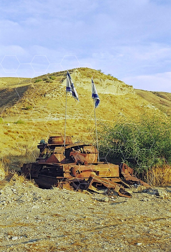 Golan Heights Syrian Tank 0002