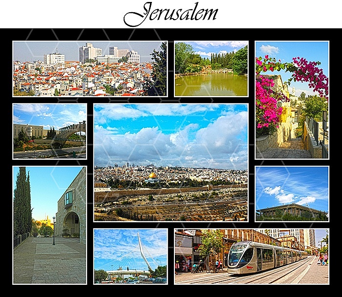 Jerusalem Photo Collages 008
