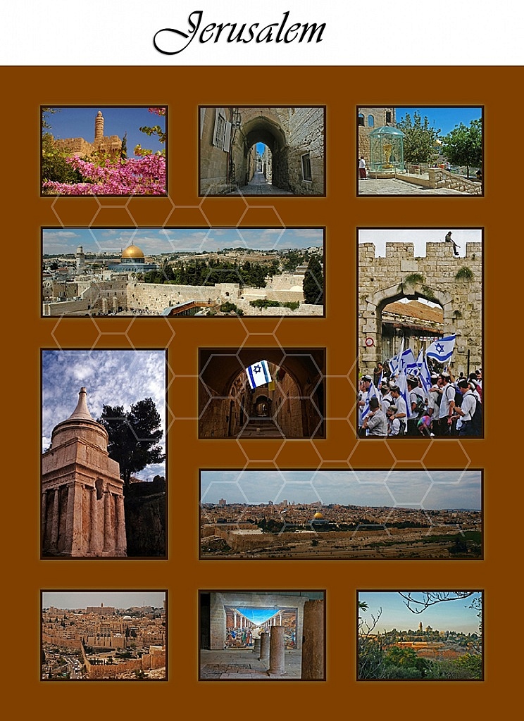 Jerusalem Photo Collages 012