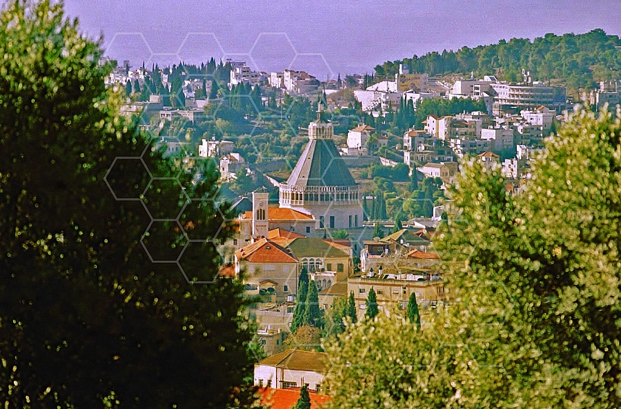 Nazareth City View and Basilica of The Annunciation 0002