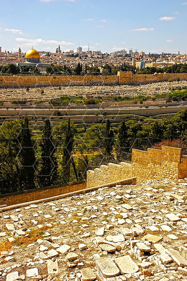 Jerusalem Old City View From Mt Of Olives 037