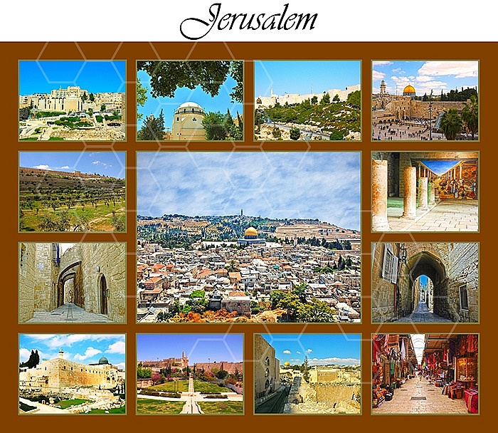 Jerusalem Photo Collages 004