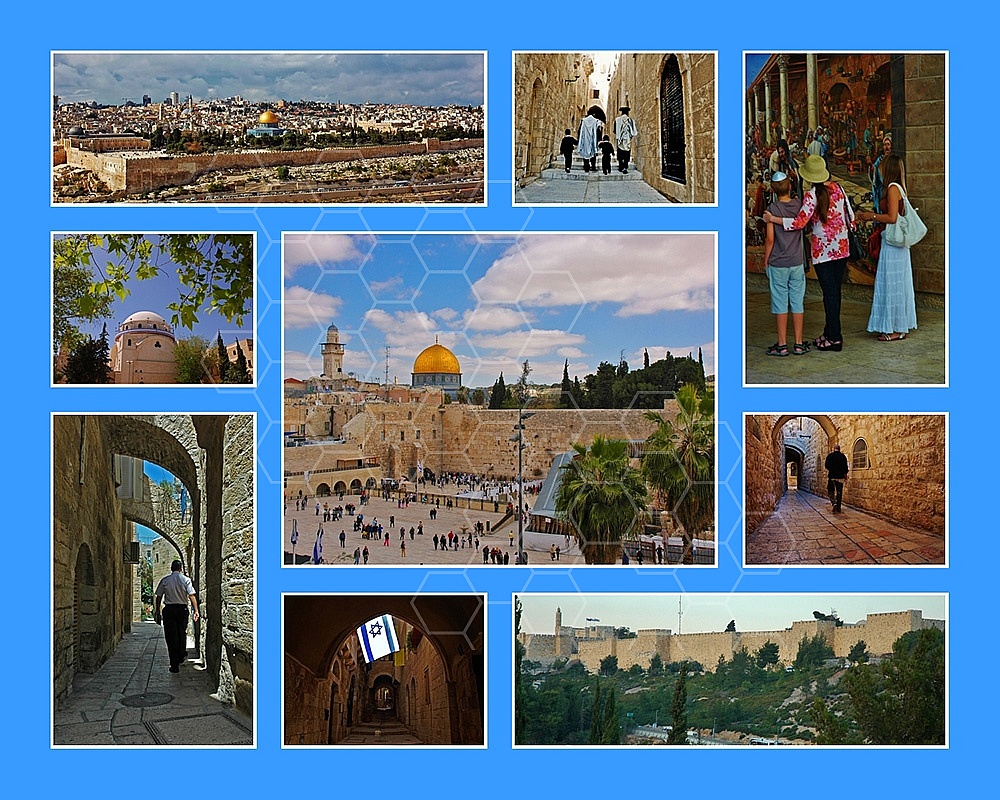 Jerusalem Photo Collages 028