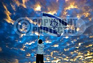 Israel Flag 038