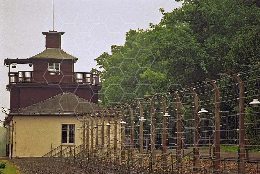Buchenwald Barbed Wire Fence and Watchtower 0009