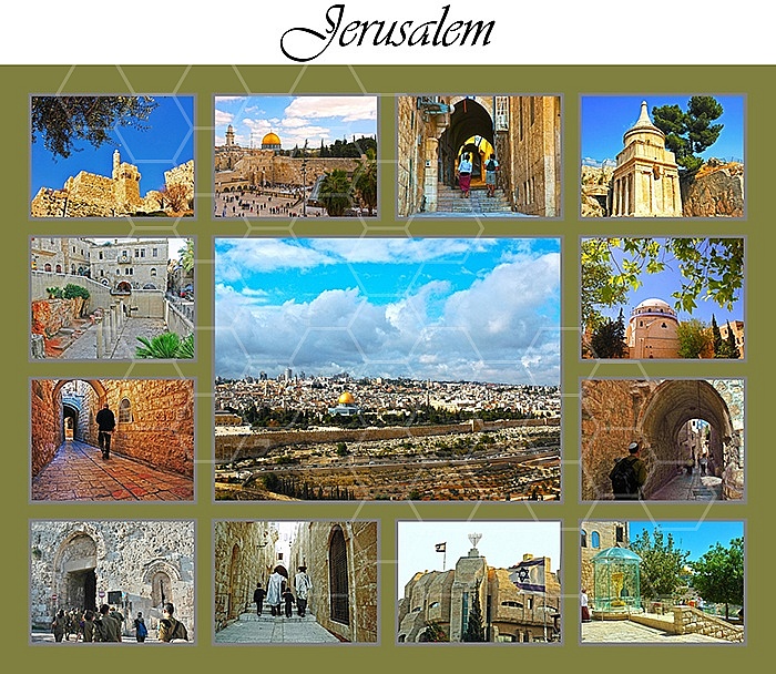 Jerusalem Photo Collages 010