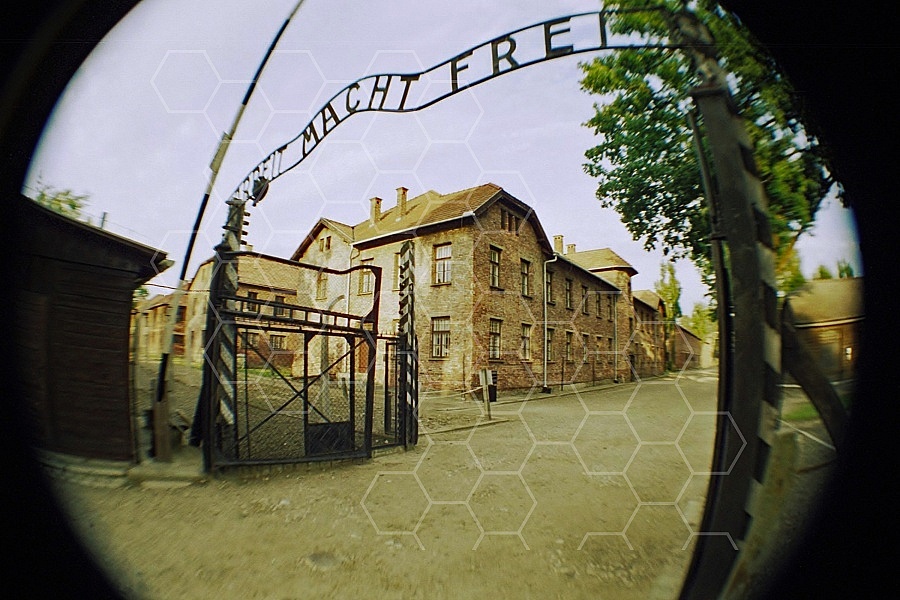 Auschwitz Camp Gates 0015