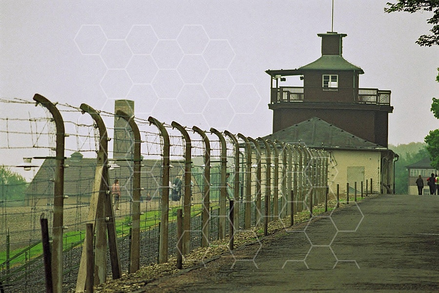 Buchenwald Barbed Wire Fence and Watchtower 0012