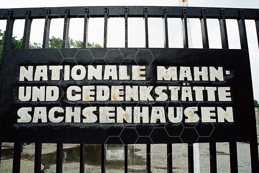 Sachsenhausen Close Up of Entrance Gate 0002