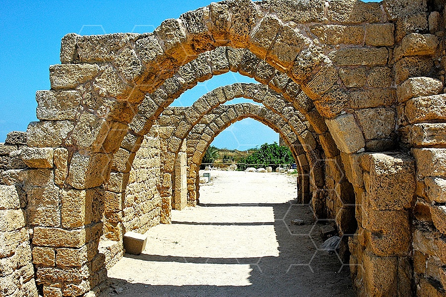 Caesarea Roman Arches 001