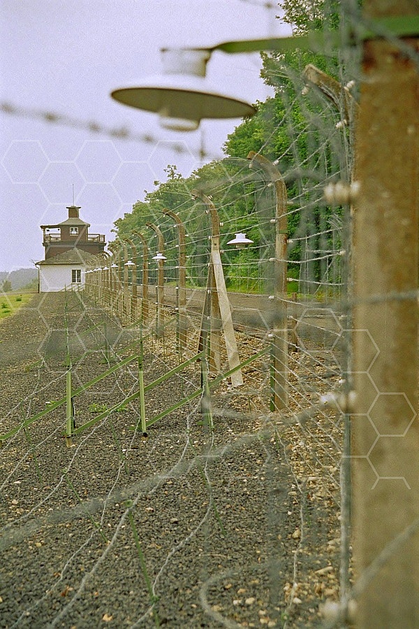 Buchenwald Barbed Wire Fence and Watchtower 0002