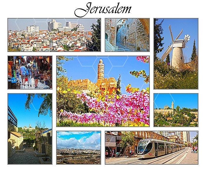 Jerusalem Photo Collages 001