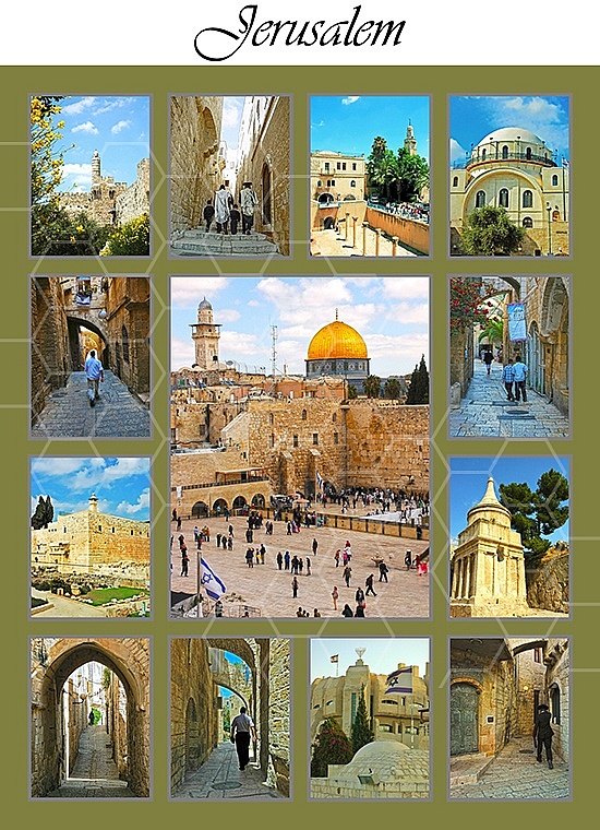 Jerusalem Photo Collages 014