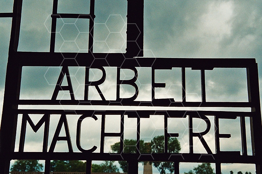 Sachsenhausen Close Up of Entrance Gate 0001
