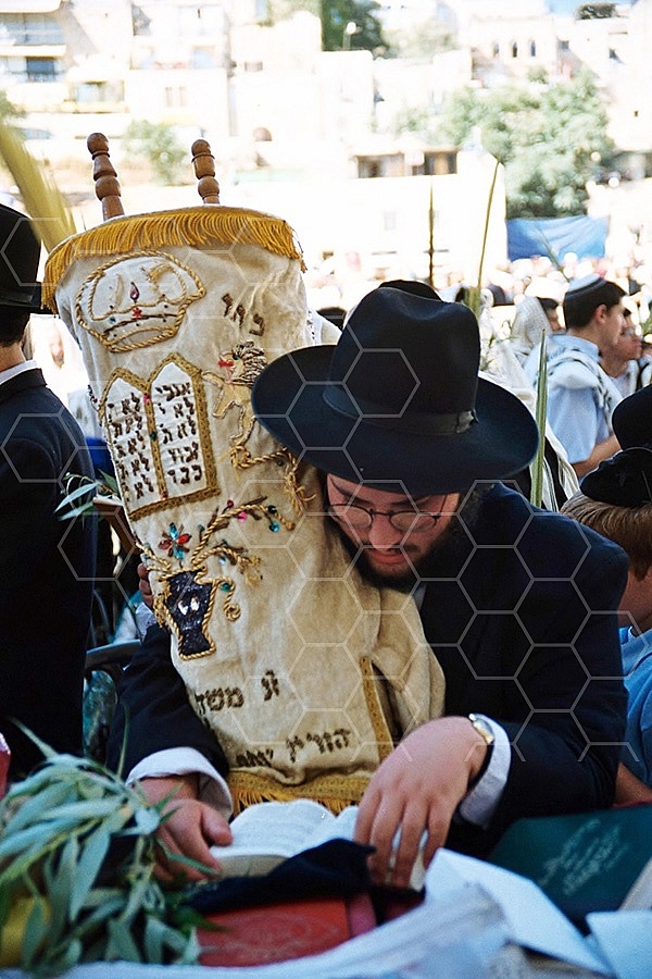 Kotel Torah Praying 021