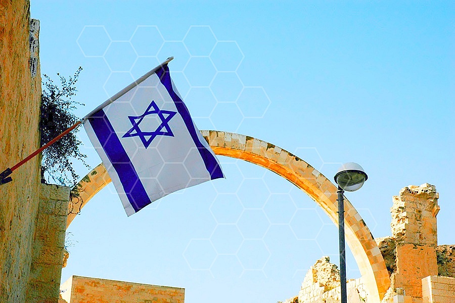 Israel Flag 037