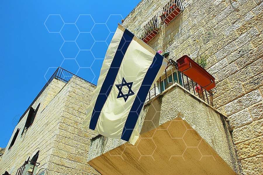 Israel Flag 054