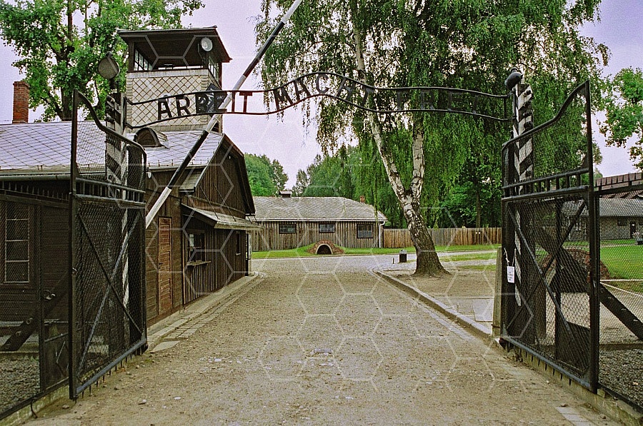 Auschwitz Camp Gates 0017
