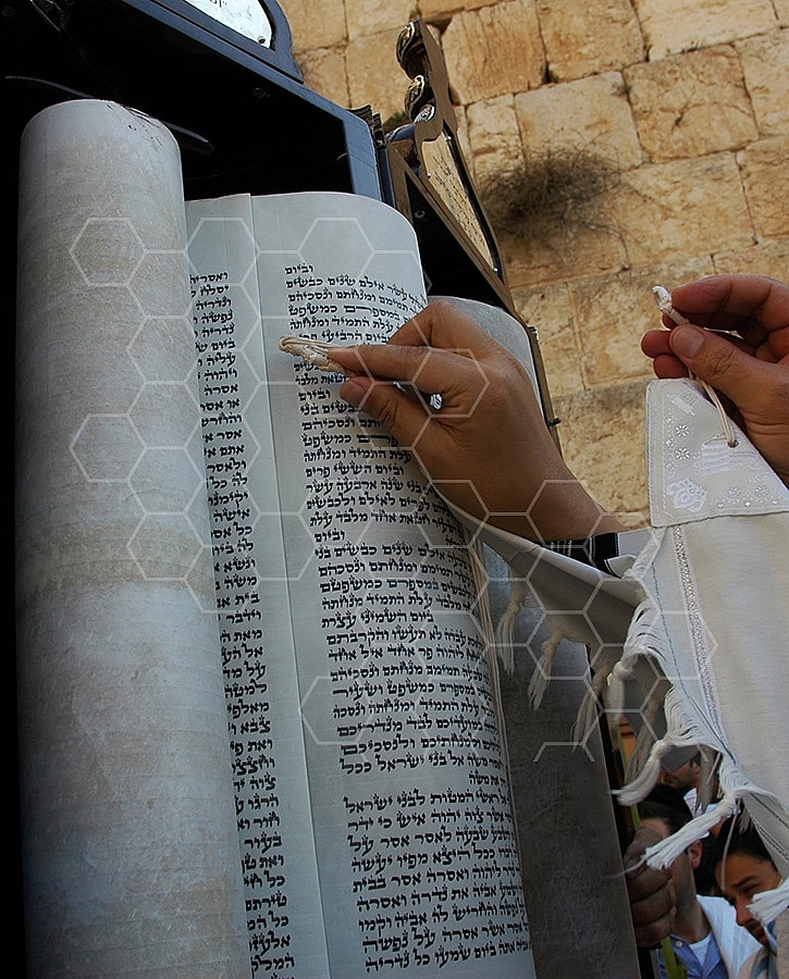 Kotel Torah Praying 059