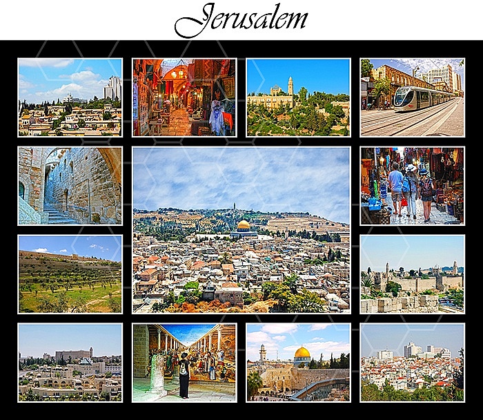 Jerusalem Photo Collages 003