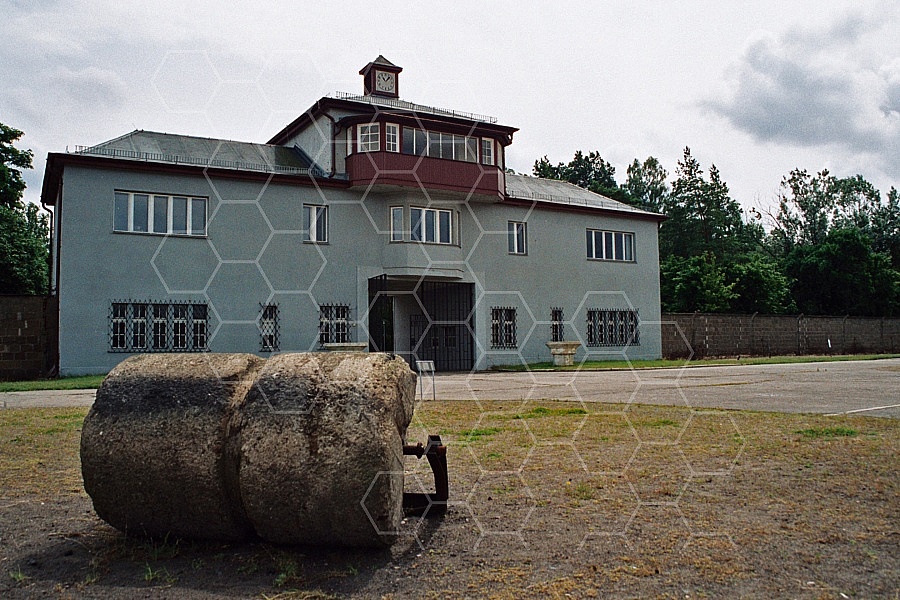 Sachsenhausen Roller In Front of Headquarters 0001