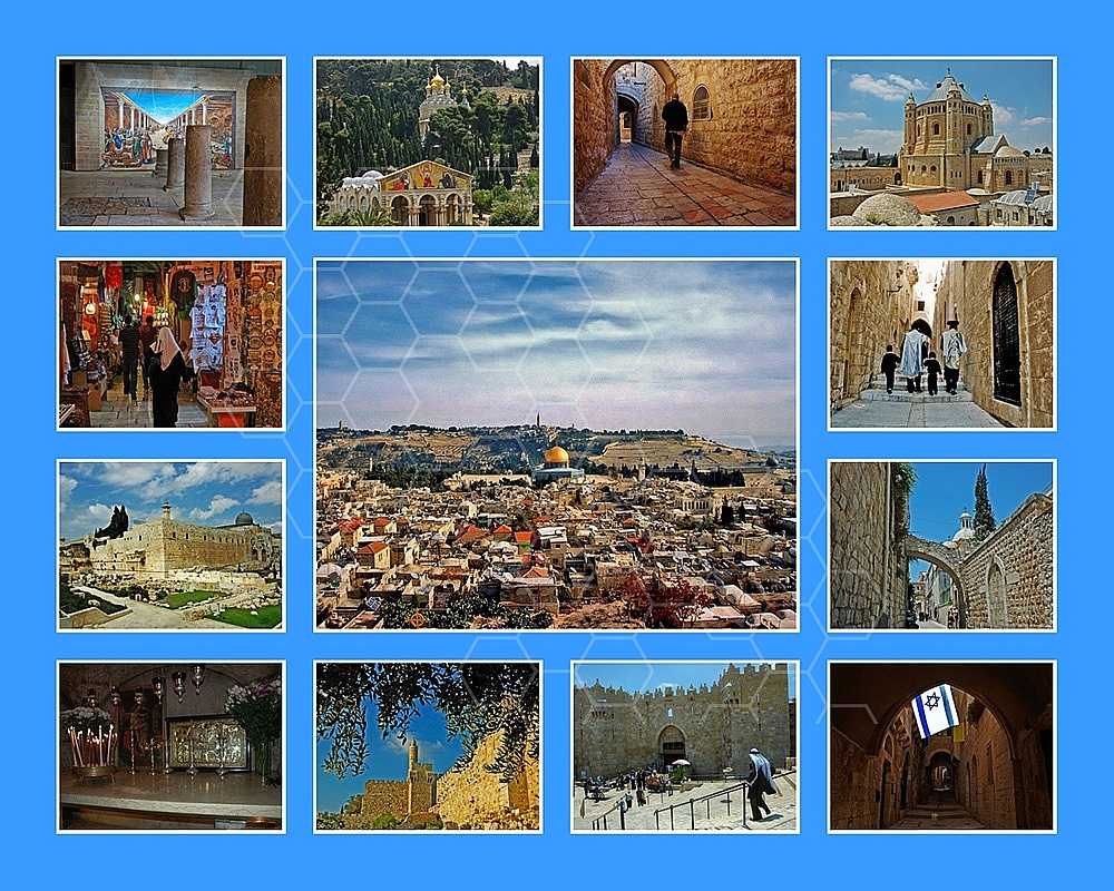 Jerusalem Photo Collages 033