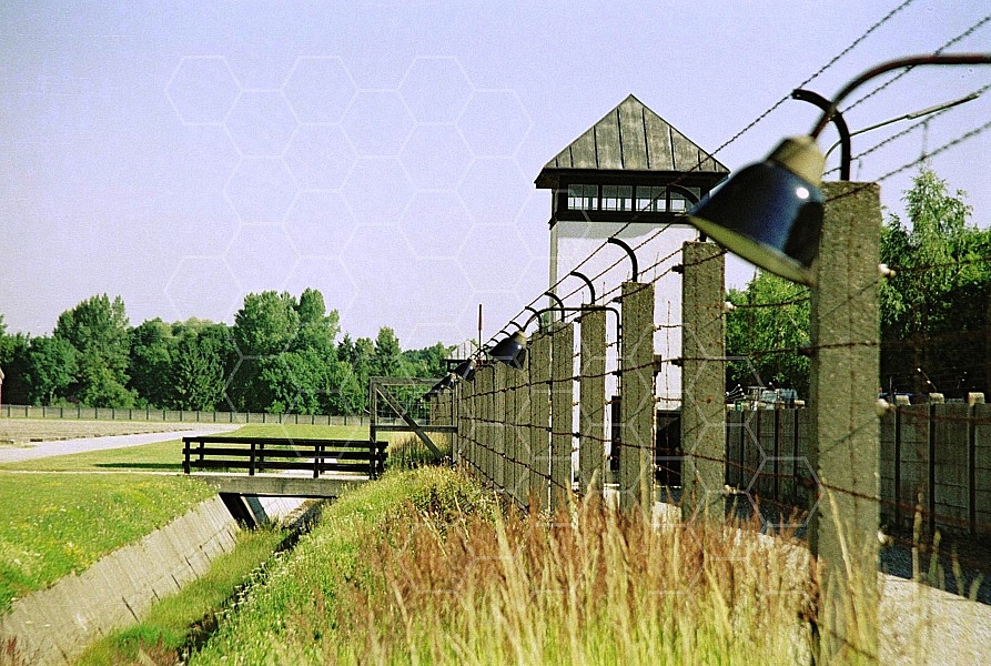 Dachau Fence and Wachtower 0013