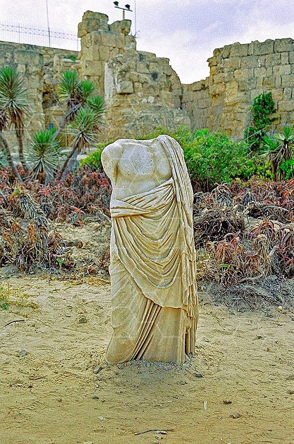 Caesarea Roman Statue 003