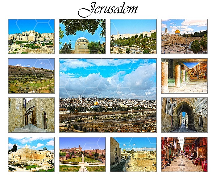 Jerusalem Photo Collages 009