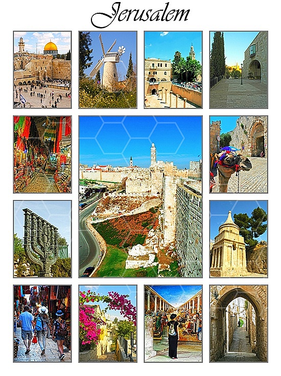 Jerusalem Photo Collages 013