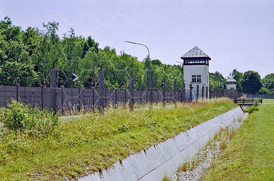 Dachau Fence and Wachtower 0003