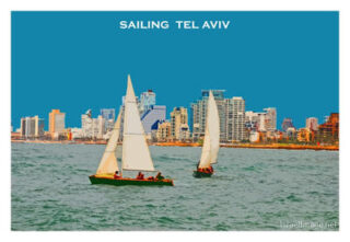 israel sailing tel aviv posters Israel Sailing Tel Aviv 001