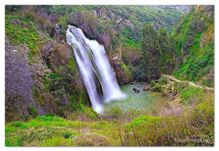 Israel Nahal Ayun Takhana Waterfall 0001