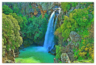 Israel Saar Waterfall 0002