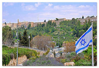 jerusalem old city view print Jerusalem Old City View 0008
