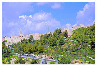 jerusalem old city view print Jerusalem Old City View 0009