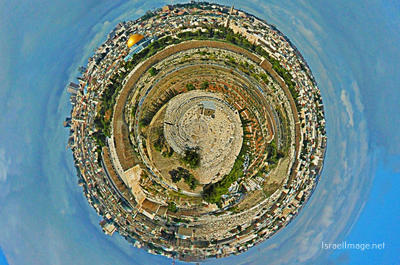 Jerusalem Old City View From Mt Of Olives 0001