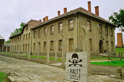 Auschwitz Camp Barracks 0009