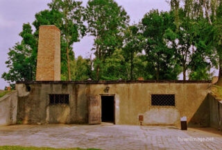 Auschwitz concentration camp Auschwitz Crematorium And Gas Chamber 0007