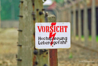 Auschwitz concentration camp Auschwitz Electrified Barbed Wire Fence 0002