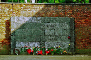 Auschwitz concentration camp Auschwitz Execution Wall 0005