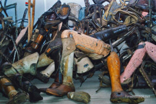 Auschwitz concentration camp Auschwitz Prostheses Taken From Inmates 0001